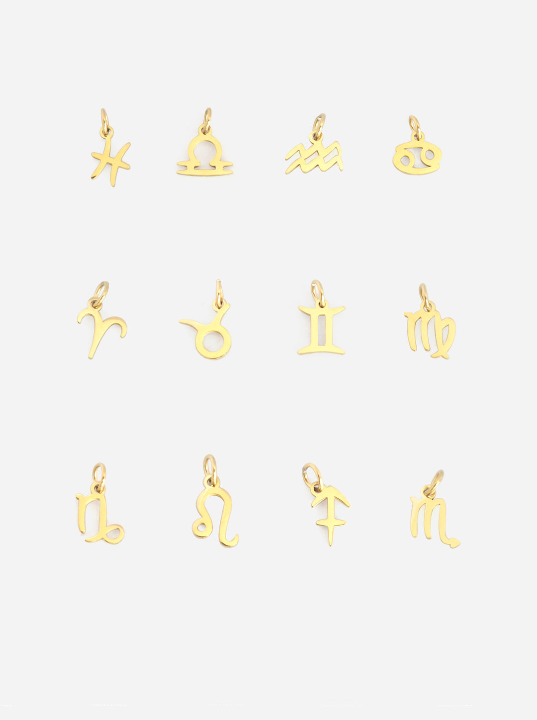 Personalized Zodiac Sign Charm - Sternzeichen Anhänger (wasserfest)