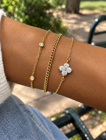 Everyday Crystal Bracelet - Armschmuck Set (Wasserfest)