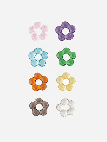 Personalized Art Flower Bruna Hoop - Creolen (wasserfest)
