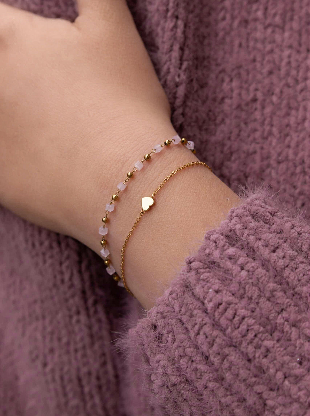 Alyssa Love Bracelet - Armschmuck Set (wasserfest)