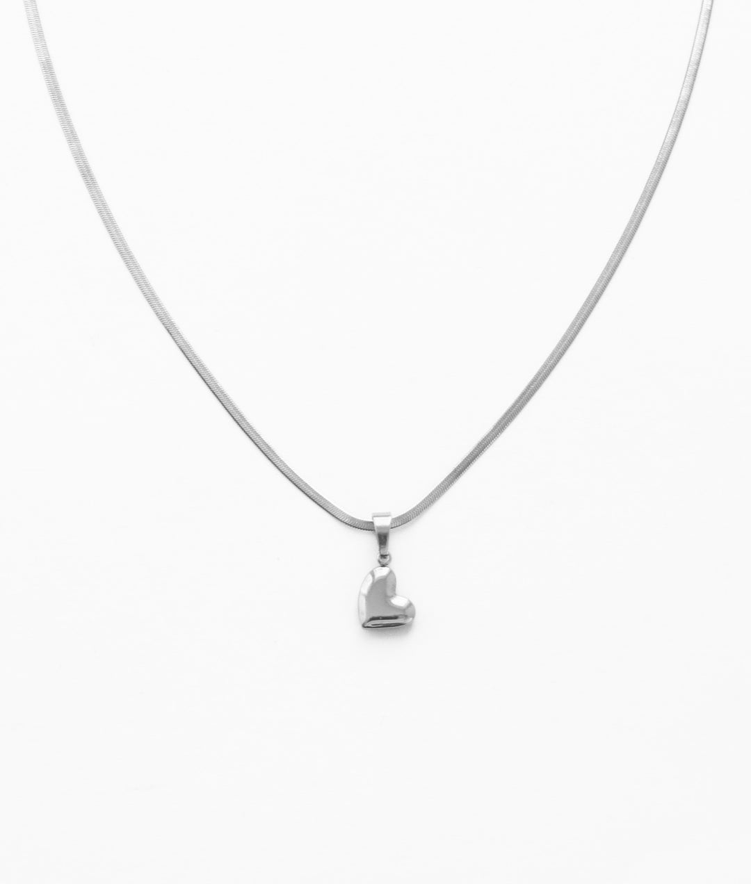 Amélie Hanging Bold Heart Necklace - Halskette (wasserfest)