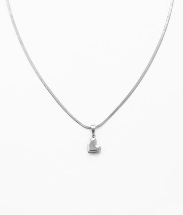 Amélie Hanging Bold Heart Necklace - Halskette (wasserfest)
