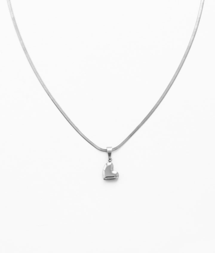 Amélie Hanging Bold Heart Necklace - Halskette (wasserfest)