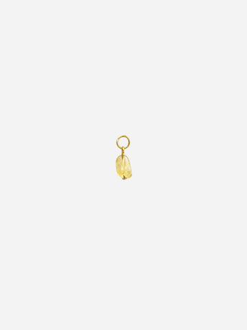 Personalized Gelber Apatit Boho Stones Charm - Stein Anhänger (wasserfest)