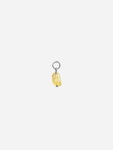 Personalized Gelber Apatit Boho Stones Charm - Stein Anhänger (wasserfest)