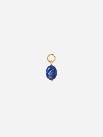 Personalized Lapislazuli Boho Stones Charm - Stein Anhänger (wasserfest)