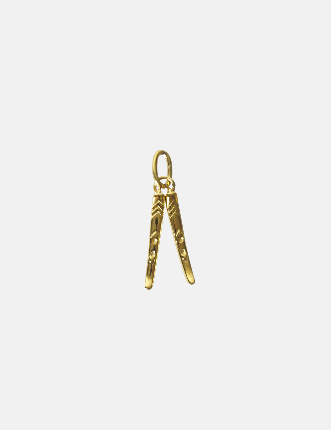 Personalized Swiss Ski Charm - Anhänger (wasserfest)