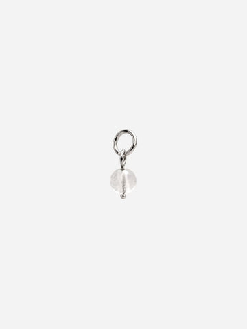 Personalized Klarer Quarz Boho Stones Charm - Stein Anhänger (wasserfest)