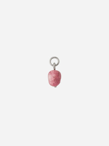 Personalized Roter Turmalin Boho Stones Charm - Stein Anhänger (wasserfest)