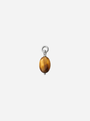 Personalized Tigerauge Boho Stones Charm - Stein Anhänger (wasserfest)