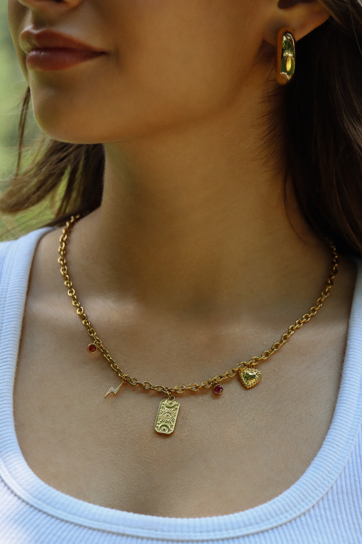 Personalized Eye of the Moon Charm - Anhänger (wasserfest)