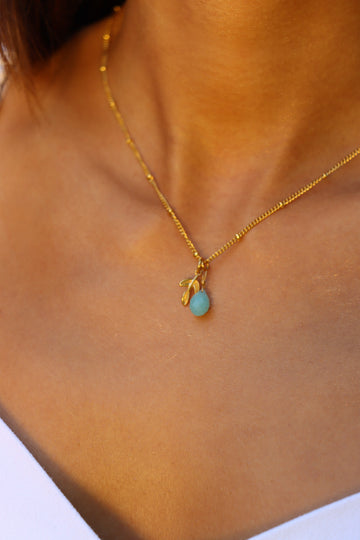 Personalized Leaf Charm - Anhänger (wasserfest)