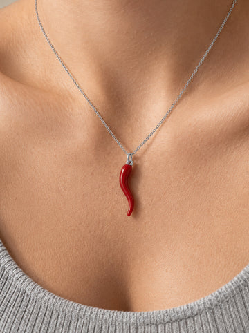 Personalized XL Chilli Charm - Anhänger (wasserfest)