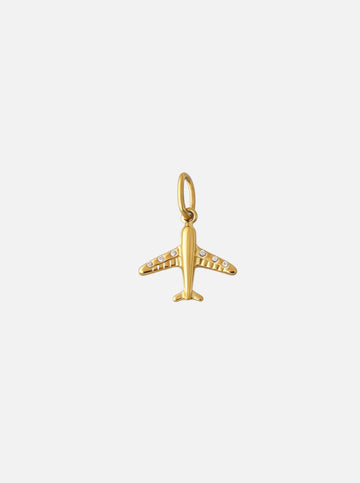 Personalized Airplane Charm - Anhänger (wasserfest)