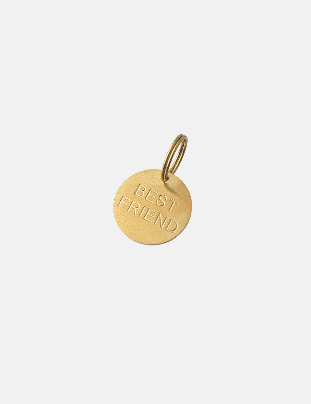 Personalized Bold Best Friend Charm - Anhänger (wasserfest)