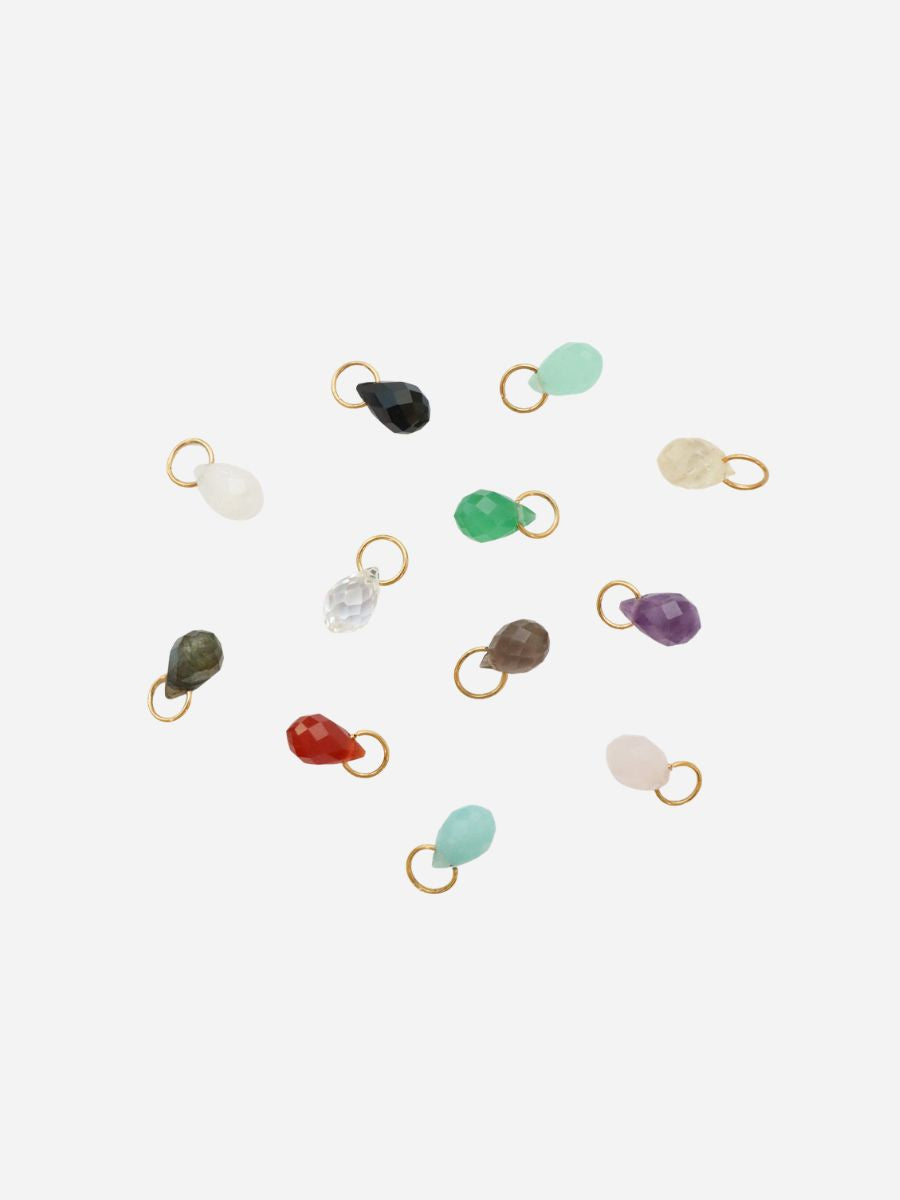 Personalized Twisted Moon Love Studs - Ohrstecker (wasserfest)