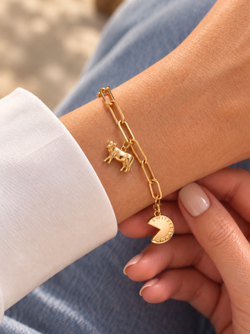 Personalized Swiss Cow Charm - Anhänger (wasserfest)
