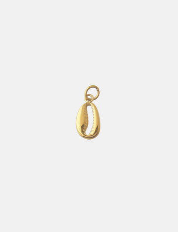 Personalized Cowrie Gold Shell Charm - Anhänger (wasserfest)
