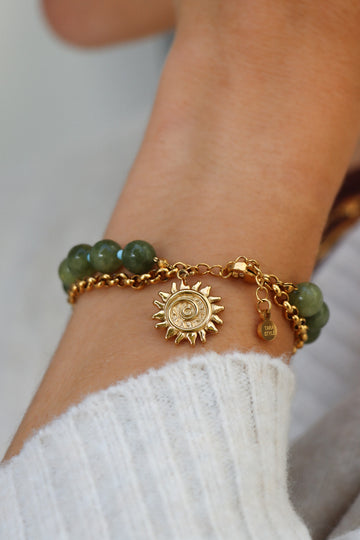 Personalized Big Sun Charm - Anhänger (wasserfest)