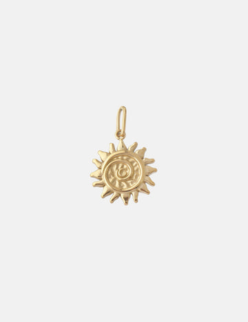 Personalized Big Sun Charm - Anhänger (wasserfest)