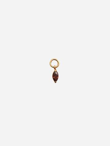 Personalized Marquise Zircone Charm - Anhänger (wasserfest)
