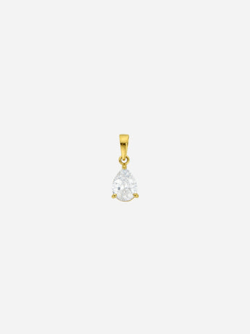 Personalized Big Zircone Drop Charm - Anhänger (wasserfest)