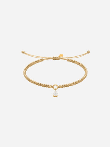 Personalized Karma Zircone Drop Armband - Bracelet (wasserfest)
