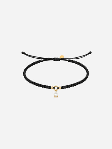 Personalized Karma Zircone Drop Armband - Bracelet (wasserfest)