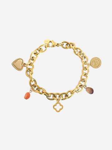 Personalized Success Charm Bracelet - Armkette (wasserfest)