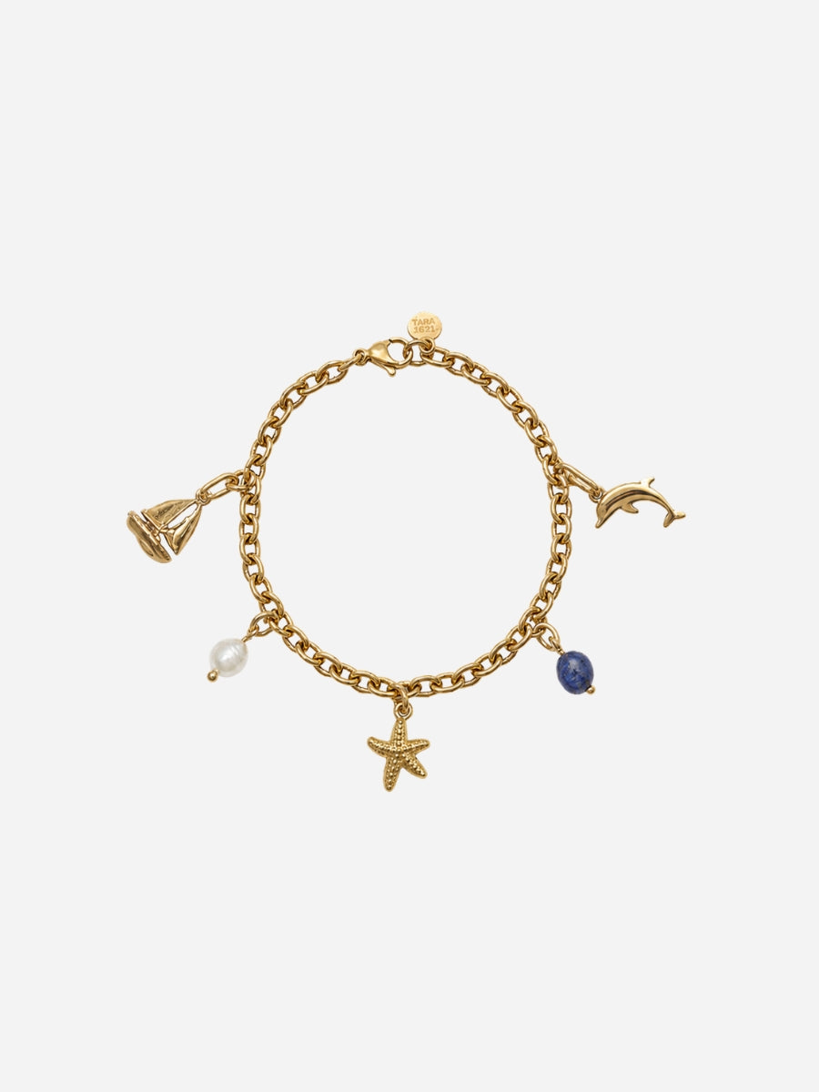 Personalized Seaside Charm Bracelet - Armkette (wasserfest)