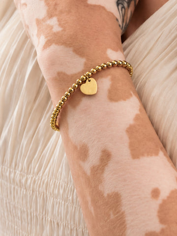 Sia Heart Tag Bracelet - Armkette (wasserfest)