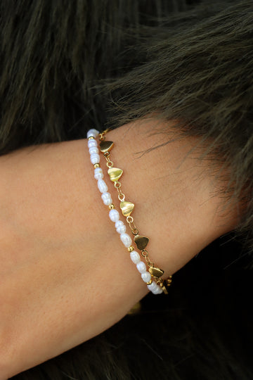 Full Hearts Bracelet - Armkette (wasserfest)