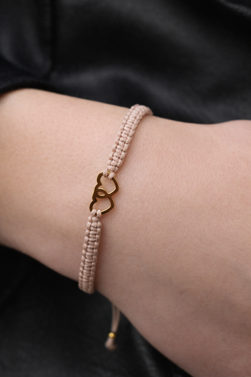 Karma Connected Heart Bracelet - Armkette (wasserfest)