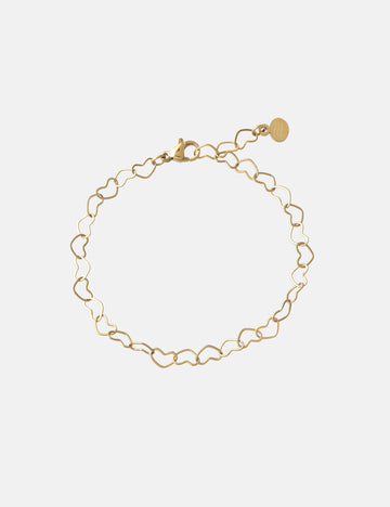 Connected Hearts Bracelet - Armkette (wasserfest)