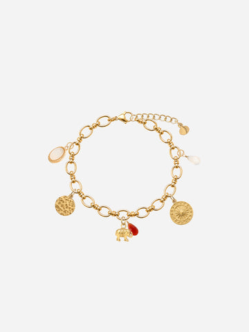 Personalized Oriental Soul Charm Bracelet - Armkette (wasserfest)