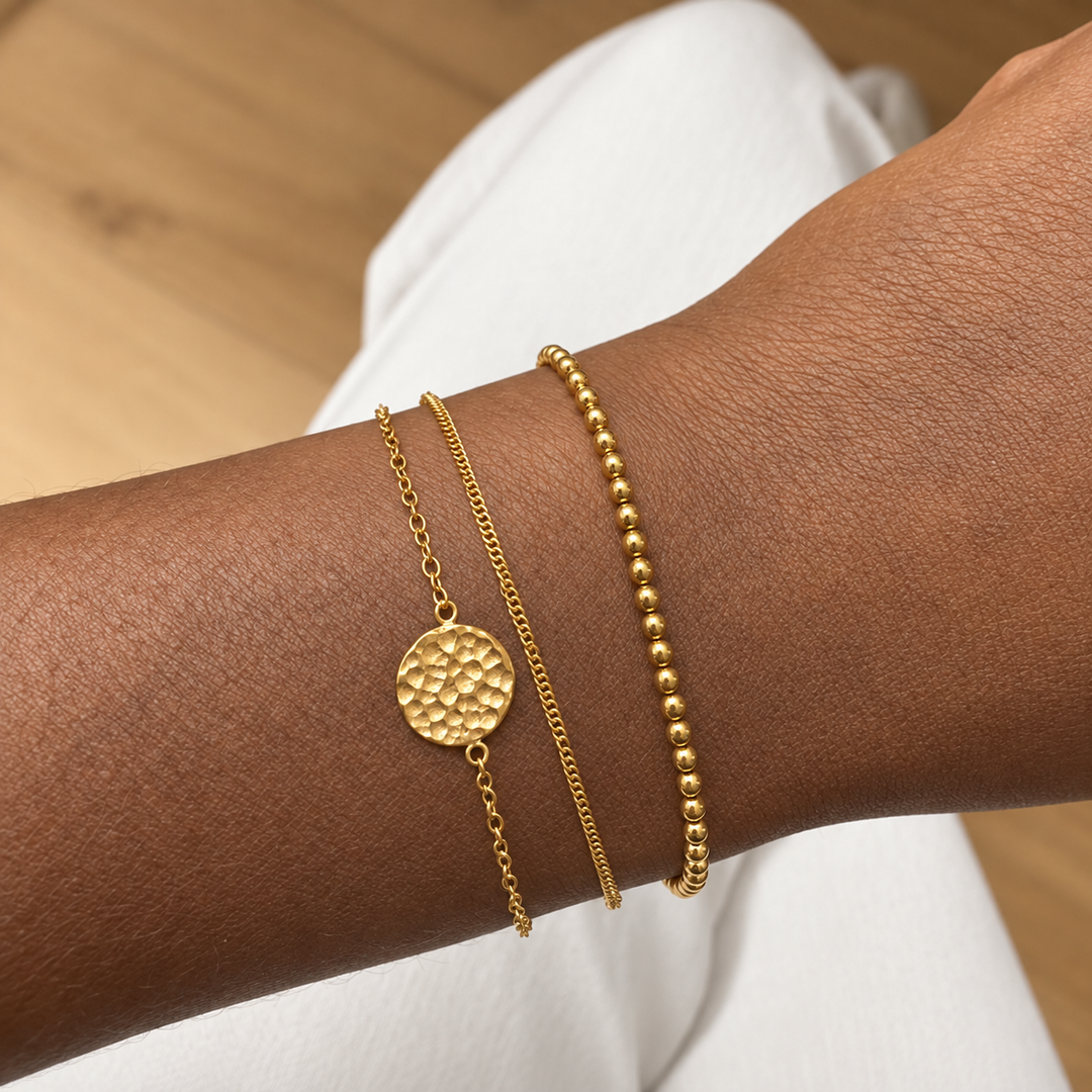 Everyday Sia Coin Bracelet - Armschmuck Set (wasserfest)