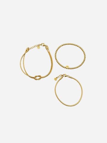 Everyday Endless Knot Bracelet - Armschmuck Set (wasserfest)