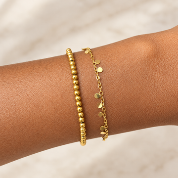 Boho Coins Sia Bracelet - Armschmuck Set (wasserfest)