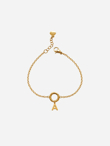 Personalized Eternity Small Letter Bracelet - Armkette (Wasserfest)