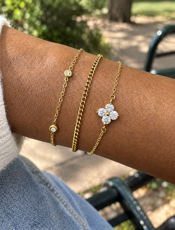 Everyday Crystal Bracelet - Armschmuck Set (Wasserfest)
