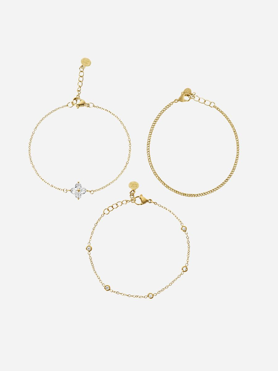 Everyday Crystal Bracelet - Armschmuck Set (Wasserfest)