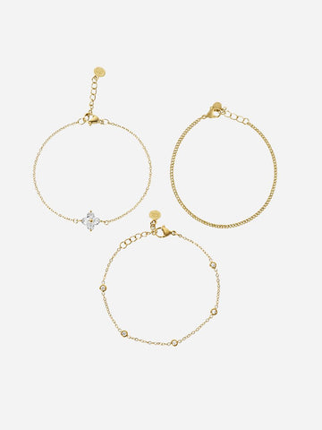 Everyday Crystal Bracelet - Armschmuck Set (Wasserfest)
