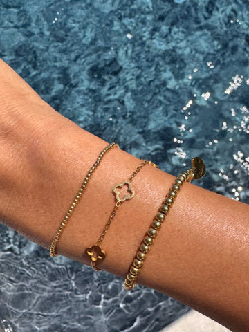 Everyday Clover Bracelet - Armschmuck Set (wasserfest)