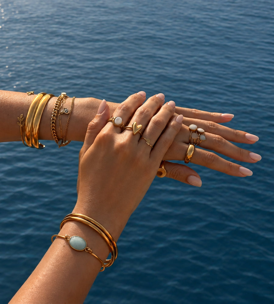 Exklusives Mix & Match Sommer-Schmuck-Styling.