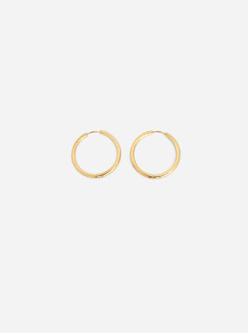 Personalized Ava Boho Stone Hoops - Creolen (wasserfest)