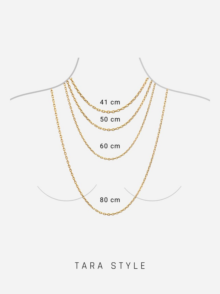 Basic Chain Necklace - Halskette (wasserfest)
