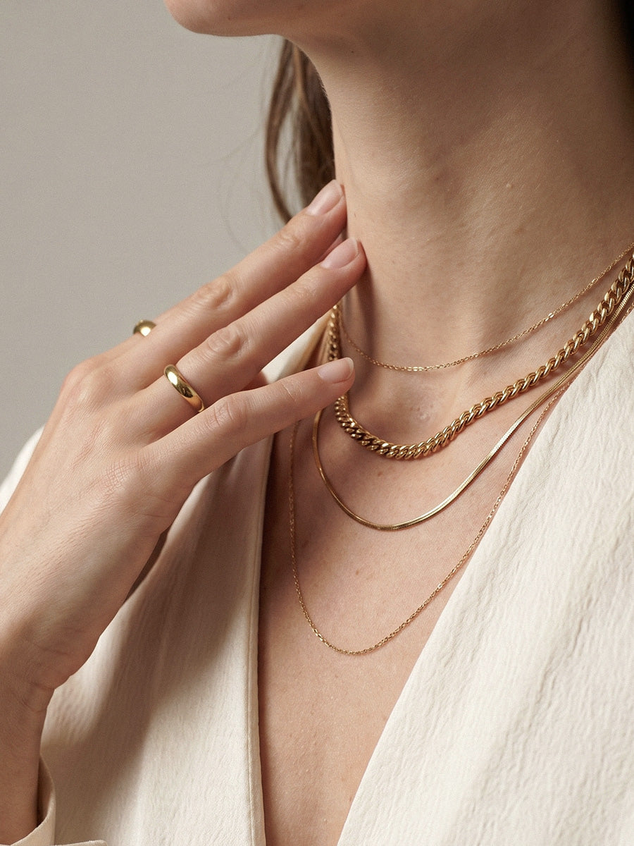 Basic Chain Necklace - Halskette (wasserfest)