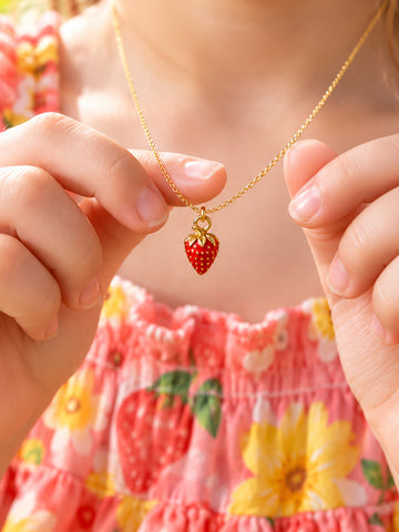Strawberry Basic Chain - Halskette Kinder (wasserfest)