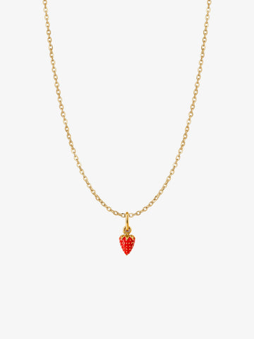 Strawberry Basic Chain - Halskette Kinder (wasserfest)