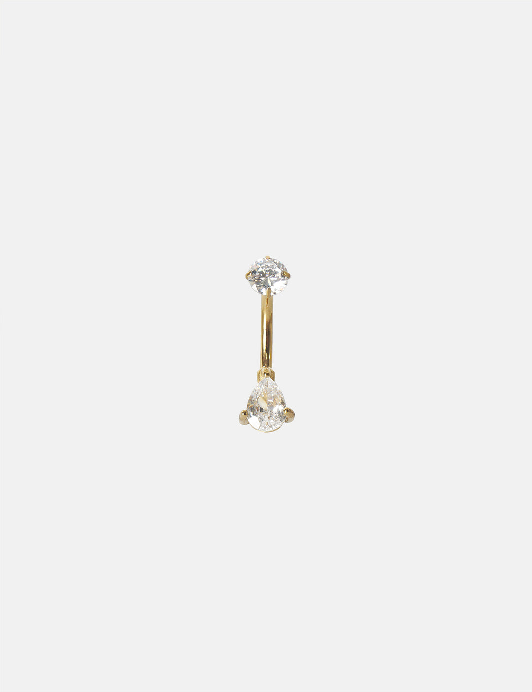 Shiny Drop Bauchnabel Piercing (wasserfest)